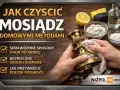Jak wyczyścić mosiądz domowymi metodami? Zobacz sprawdzone sposoby na przywrócenie blasku. Na zdjęciu widać czyszczenie mosiężnego świecznika.