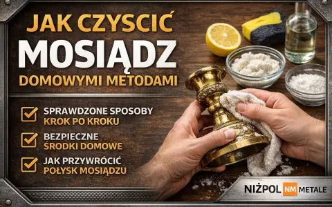 Jak wyczyścić mosiądz domowymi metodami? Zobacz sprawdzone sposoby na przywrócenie blasku. Na zdjęciu widać czyszczenie mosiężnego świecznika.