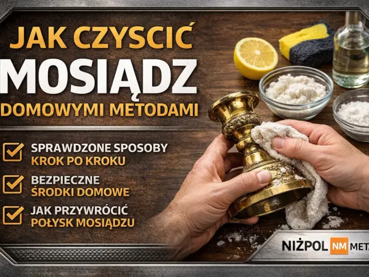 Jak wyczyścić mosiądz domowymi metodami? Zobacz sprawdzone sposoby na przywrócenie blasku. Na zdjęciu widać czyszczenie mosiężnego świecznika.